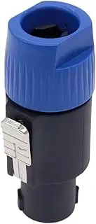 CCWUTQF Speaker Connector 4 Core Professional Audio Power Plug Speakon Connectors(T-Blue)