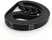 5/10pcs HTD 3M Timing Belt Closed-Loop 270mm Length 90 Teeth 9mm Width(5pcs)