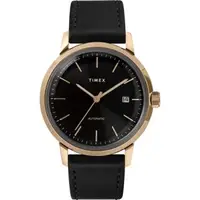 在飛比找森森購物網優惠-【TIMEX】 天美時 復刻系列 經典機械錶 (黑 TXTW