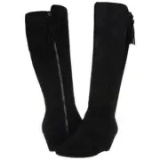 Alanna Black Wedge AK Boot