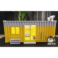 在飛比找蝦皮購物優惠-模型展示 場景擺設 建築 擺飾 20呎貨櫃屋+小家具（模型）