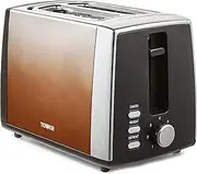 [Tower] T20038COP Ombre 2 Slice Toaster, 7 Settings, Removable Crumb Tray, 900 W, Copper, Steel