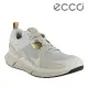 【ecco】BIOM 2.2 W 健步戶外織物皮革休閒運動鞋 女鞋(白色/石灰色 83077360939)