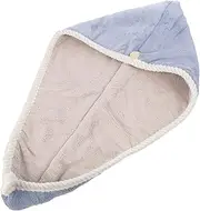 Baluue Hair Drying Towel Hat Fast Absorbent Hair Wrap for Women Comfortable Fleece Head Wrap with Button Design for Quick Drying Red