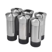 6 Pcs 5C Square Collets,1/4, 5/16, 3/8, 1/2, 5/8, 3/4 inch High Precision New