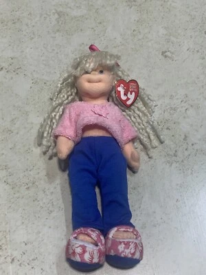 Vintage TY Teenie Beanie Boppers Plush Sweet Sally Doll Poseable Arm And Legs