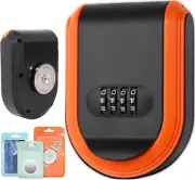 Magnetic Key Box with Combination Lock, Car Key Lock Box with Strong Magnet to H