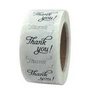 Round Thank You Stickers With Labels For Wedding Pretty Gift Cards Envelope Sealing Label Sticker