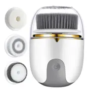 3 IN 1 Electric Facial Cleaning Brush Pore Clean Exfoliator Facial Cleanser Brush Face Scrubber For Women&Men Deep Skin Cleaning