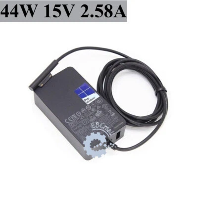 44W 15V 2.58A Microsoft Charger Model 1800 for Microsoft Surface Pro 3/4/5/6/7
