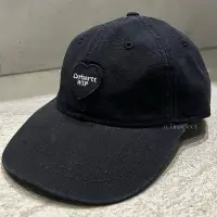 在飛比找蝦皮購物優惠-[TS]CARHARTT WIP 刺綉愛心標印 老帽