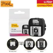 Pixel TF-334 Hot Shoe Adapter Converter with PC Sync Socket For Canon/Nikon/Sony