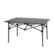 Levede Folding Camping Table Aluminium Black