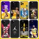 NBA精選科比庫裡手機殼適用蘋果1514喬丹iPhone13詹姆斯12MINI籃球明星11promax軟殼78P全包xs