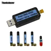 USB RF Power Meter V3.0 100K-10GHZ -55~+30dBm Prestored 9 Attenuation Curves
