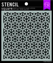 Hero Arts Snowflake Pattern Stencil 1pc