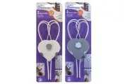 4x Dreambaby 20cm Safety Flexi-Locks D-Shaped Cabinet Cupboard Handles Assorted
