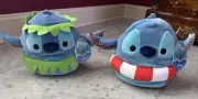 2 of Squishmallows Disney Original Beach Stitch 8" Plush NWT