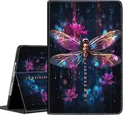 Case for iPad Pro 11 Inch 2022/2021/2020 (4th/3rd/2nd Gen), for iPad Air 5th / 4th Generation 10.9 Inch (2022/2020), Durable Shockproof Protective Cover，Dragonfly Colorful