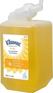 Kimberly Clark Kleenex® Energy Foam Soap 6 x 1 L Cartridge Luxury Foam Hand Cleaner for Frequent Use