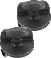 Hoement 2pcs Adjustable Microphone Arm Stand Clips Rotatable Mic Holder Clips for Stage Performance Angle Compatible with Hand Held Microphones Durable and Practical