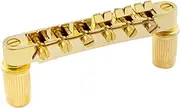 Musiclily Basic 52mm ABR-1 Tune-O-Matic Bridge for Les Paul SG Style Electric Guitar,Gold