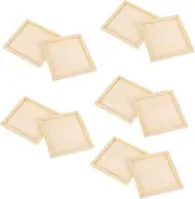 Creative DIY Wooden Photo Frames 10pcs Unfinished Wood Panels Paint Acrylic Watercolor Clay Boys and Set