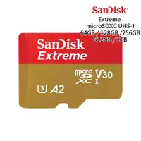 在飛比找蝦皮商城優惠-SanDisk Extreme microSDXC UHS-