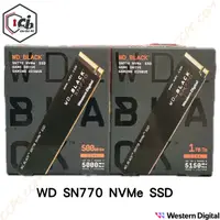 在飛比找蝦皮購物優惠-現貨WD 威騰 黑標SN770 500G 1TB PCIe 