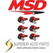 MSD Ignition Coil - Ford EcoBoost - 3.5L V6 - 2-Pin Connector - Red 82586