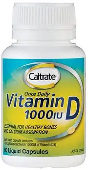 Caltrate Vitamin D 1000iu 60 Liquid Capules
