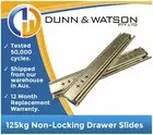 914mm 125kg Drawer Slides Fridge Runners 36" Trailer Hardware