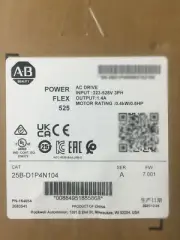 Free Tax AB 25B-D1P4N104 PowerFlex 525 0.4kW (0.5Hp) AC Drive UPS Fast Shipp