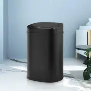 Rubbish Bin 82L Sensor Sliver Metal Body Kitchen Automatic Trash Bins Can, Home