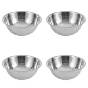 4PK Lemon & Lime High-Quality Durable Stainless Steel Sleek Mixing Bowl 28cm
