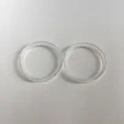 2Pcs 1" 1inch Acrylic Transparent Speaker Ring Speaker Mounting Spacer Ring 56mm