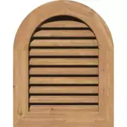 Ekena Millwork Gable Louver Vent 21" Durable Unfinished Smooth Western Red Cedar