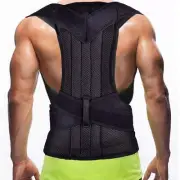 Men Women Adjustable Posture Corrector Back Brace Shoulder Support Trainer Belt
