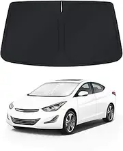 KUST Windshield Sun Shade for 2011–2016 Hyundai Elantra Window Shade Sun Visor Cover Foldable Blocks UV Rays Keep Your Car Cooler