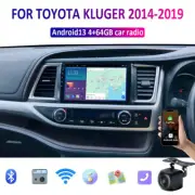 10" WIRELESS CARPLAY ANDROID AUTO CAR GPS Google MAP FOR TOYOTA KLUGER 2014-2019