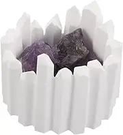 DONFAMDS Amethyst Crystal Cluster Natural Diffuser for Aromatherapy Unique Home Decor Accent Fragrance Diffusing Crystal for Essential Oils Versatile Decorative