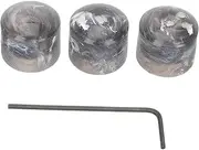 ERINGOGO 1Set Electric Guitar Volume Knobs Dome Control Caps with Wrench for Electric Bass Guitar Durable Material Easy to Install Musicians