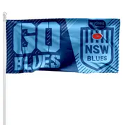 2024 State of Origin GO NSW New South Wales Blues Pole Flag LARGE 1800 x 900mm