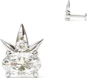 [KUNASSHIR] 16G Unicorn Cartilage Studs Internally Threaded Labret Piercings 925 Silver Helix Piercing Jewellery Tragus Conch Piercings Flat Back Earring, Sterling Silver, Cubic Zirconia
