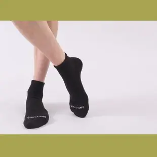 【KUNJI】12 工研院研發超強除臭襪-減壓高船型機能襪-黑色(12雙 男款-M014黑色)