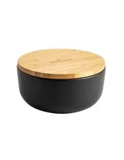 [KitchenAid] Stoneware Bowl With Lid 15cm in Black