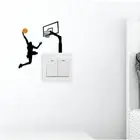 Easy to Use Player Dunk Wall Sticker Removable Wall Decals Switch