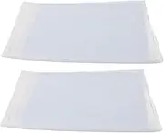 Levemolo 2pcs Pet Box Pad Litter Dog Automatic Cat Feeder Clicker Car Pet Feeder Pee Travel Pet Potty Mat Puppy Poop Dispenser Pet Supplies Wipes Urine Absorbing Mat Paw Cotton White
