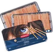 Derwent Lightfast Coloured Pencil Professional Tin Set Pencils Light Fast [72-Pieces]