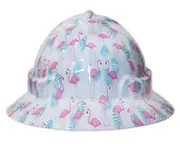 Cool Hard Hats Unisex PINK FLAMINGO Pro Choice Wide Brim Hard Hat